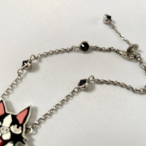 Gucci Bosco Dog Bracelet with Crystals in Silver - Picture 6 of 7